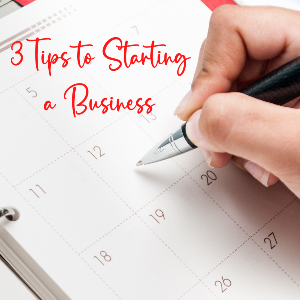 Fist Steps to Starting a Business