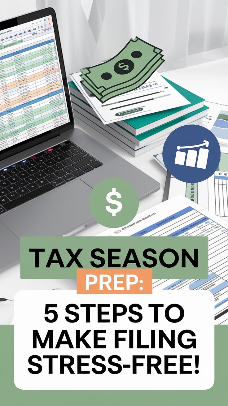Tax Season Prep: 5 Steps to Make Filing Stress-Free